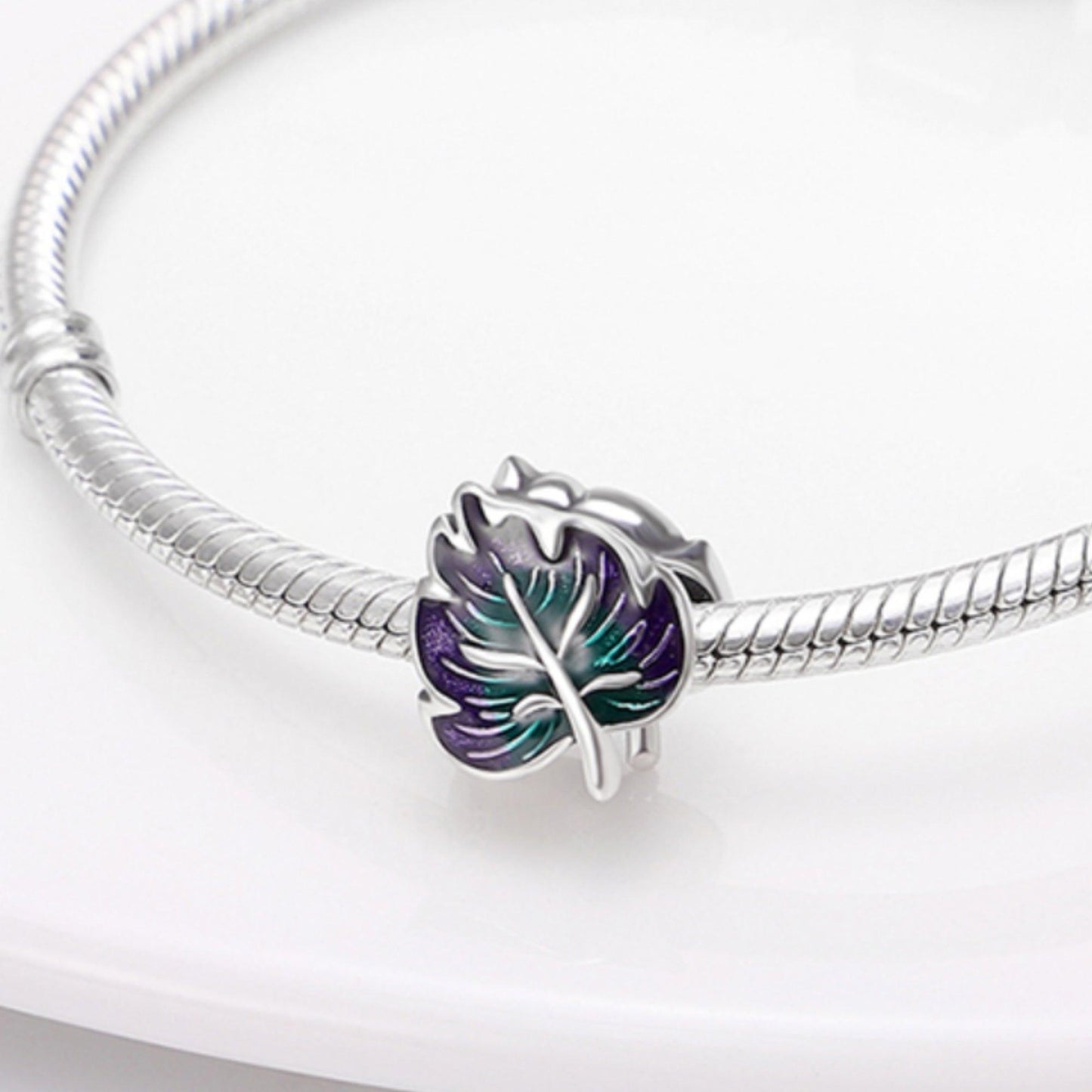 Colourful Leaf Charm