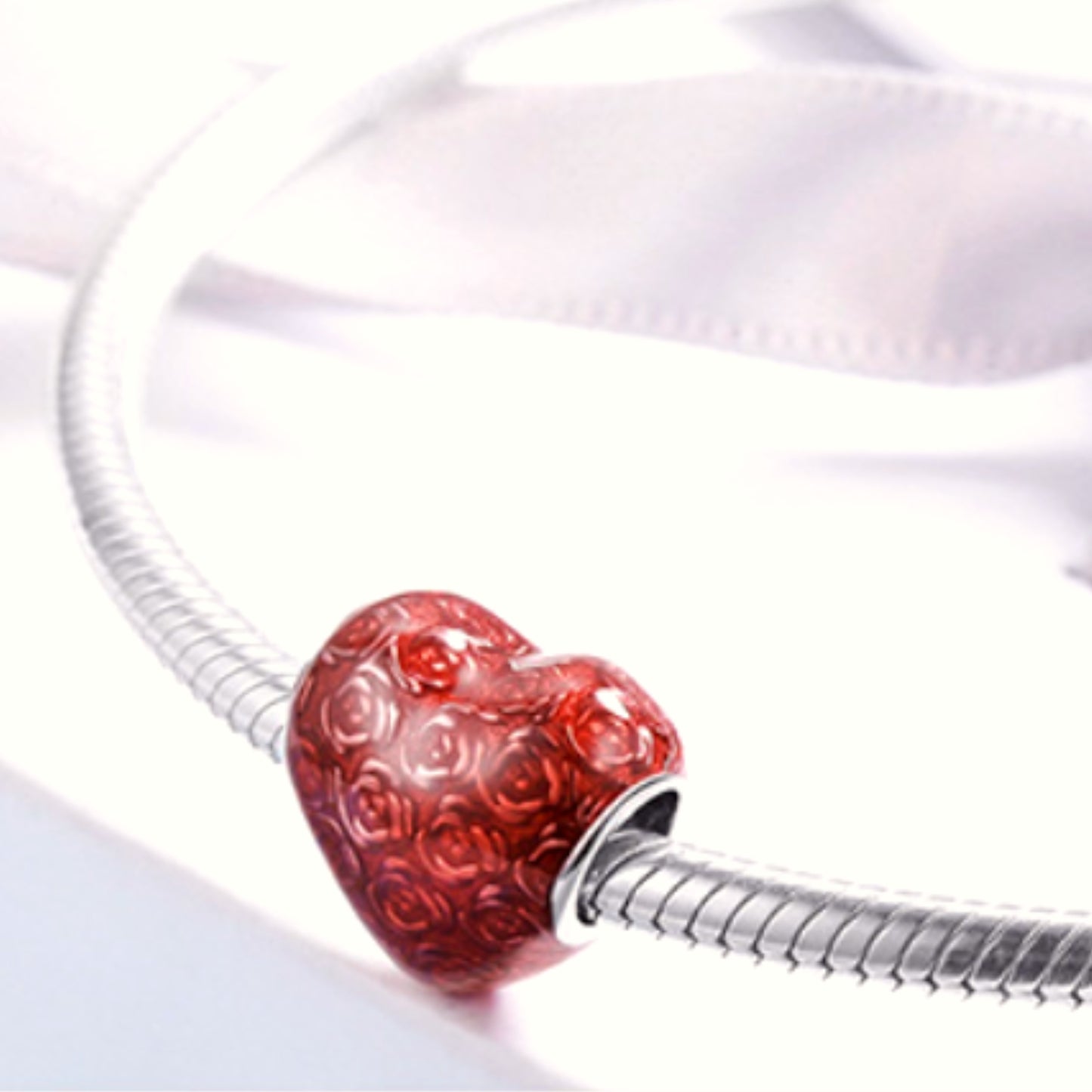 Heart of Roses Charm