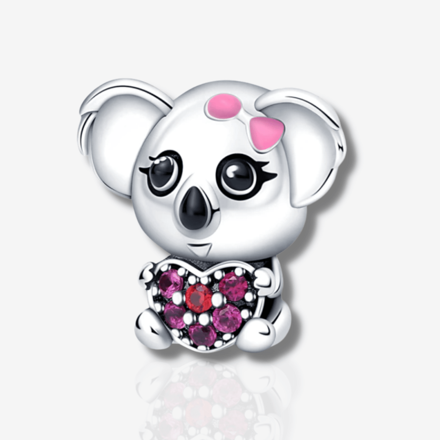 Koala Bear with Pink Love Heart.