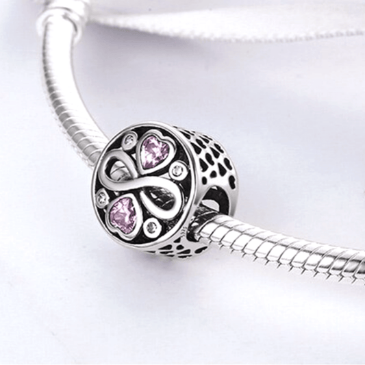 Love Infinity Rounded Charm.