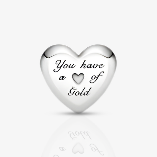 Heart of Gold Charm
