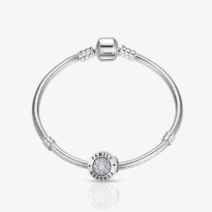 Family Forever Circle Charm