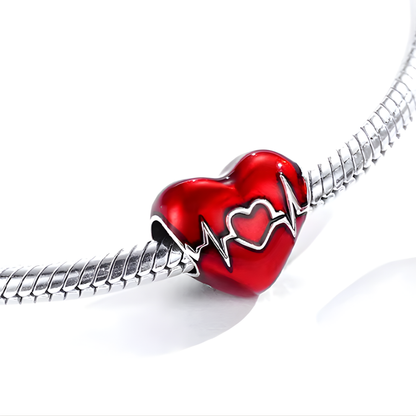 Red Heartbeat Love Charm