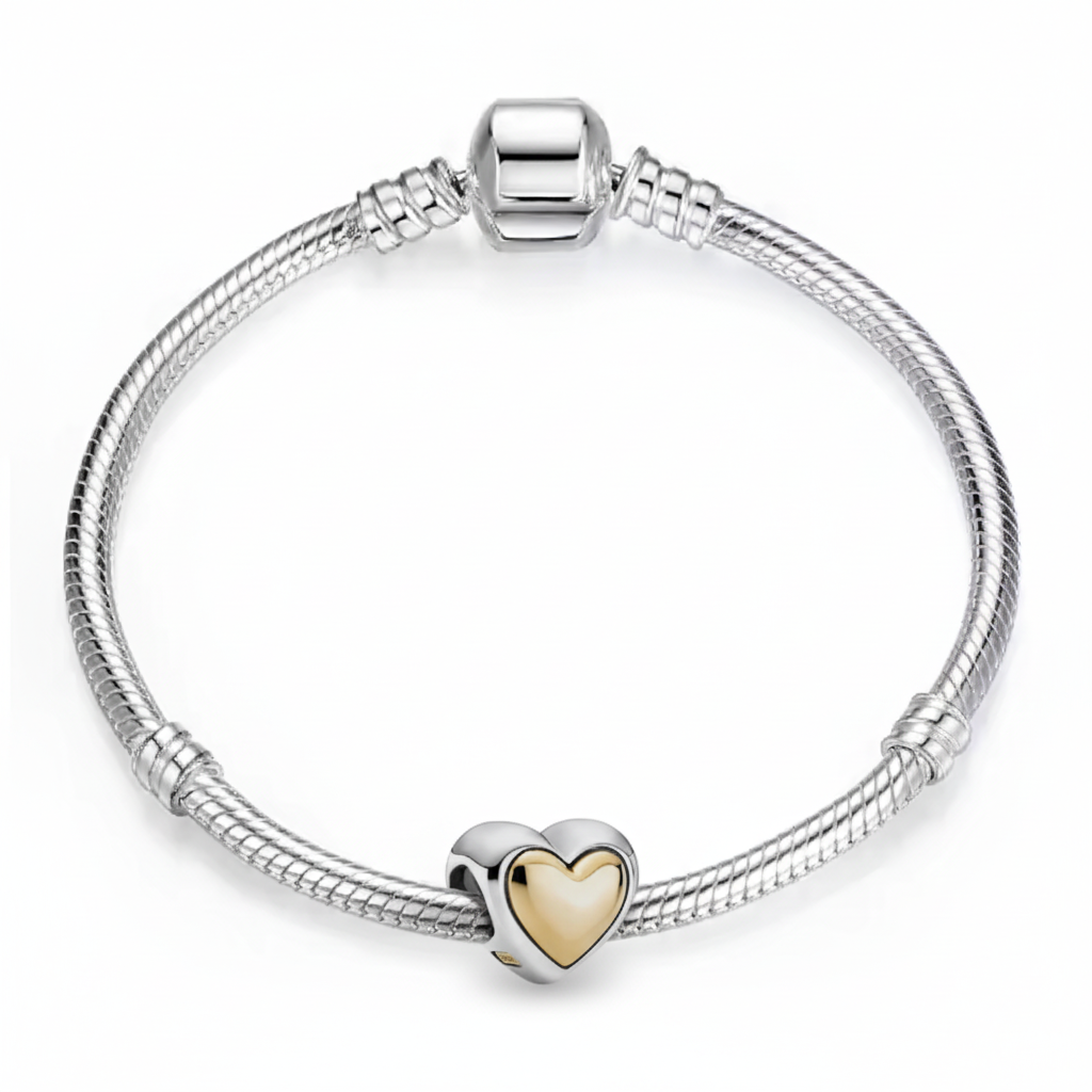 Heart of Gold Charm Properly Threaded