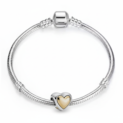 Heart of Gold Charm Properly Threaded