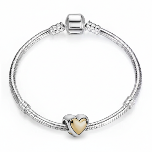 Heart of Gold Charm Properly Threaded