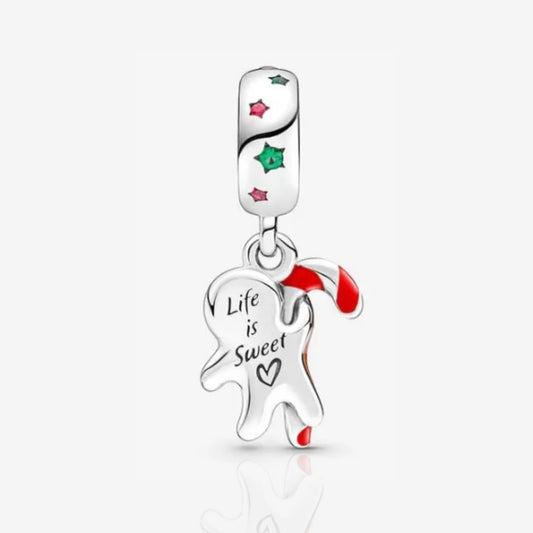Gingerbread Man Dangle Charm