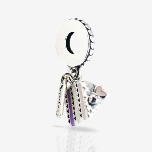 Birthday Cake Slice Dangle Charm