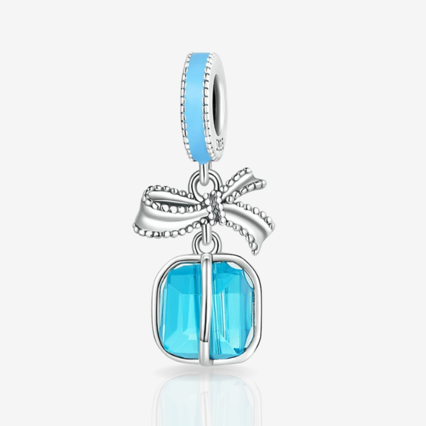 Present with Bow Dangle Charm
