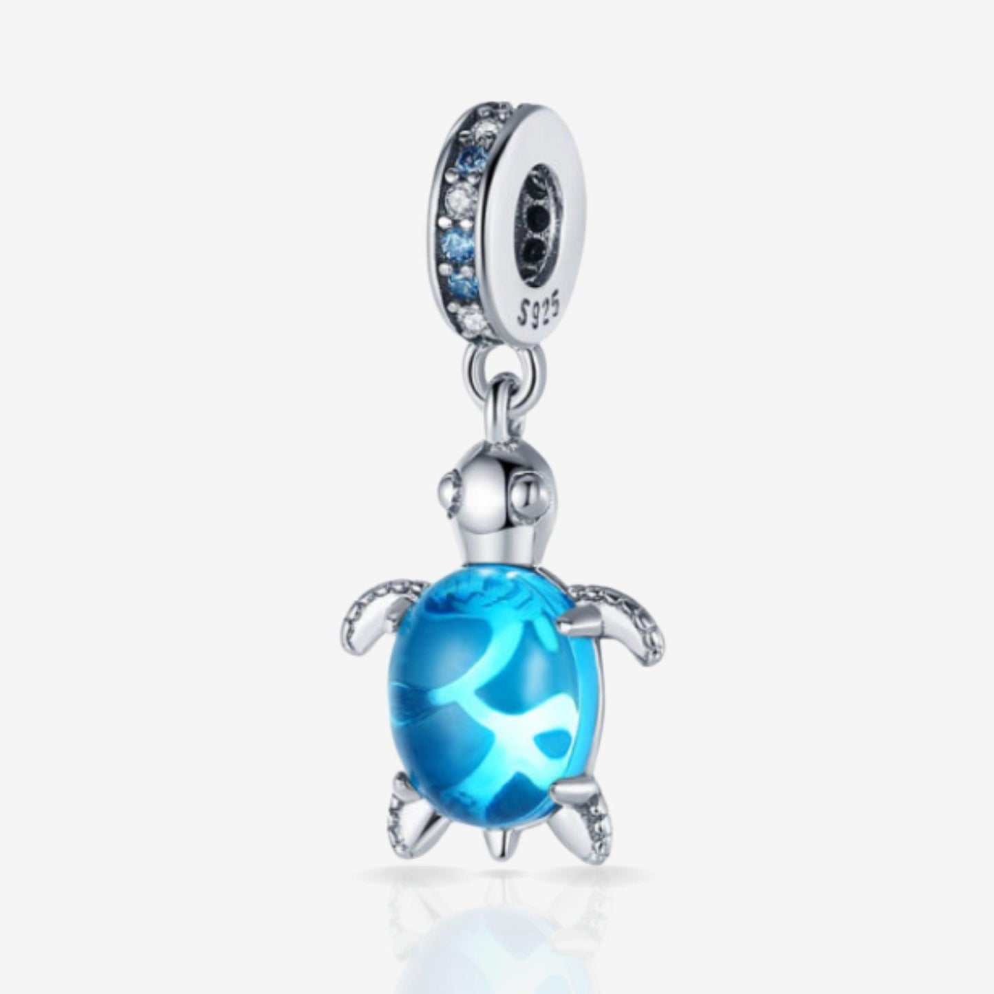 Blue Turtle Dangle Charm