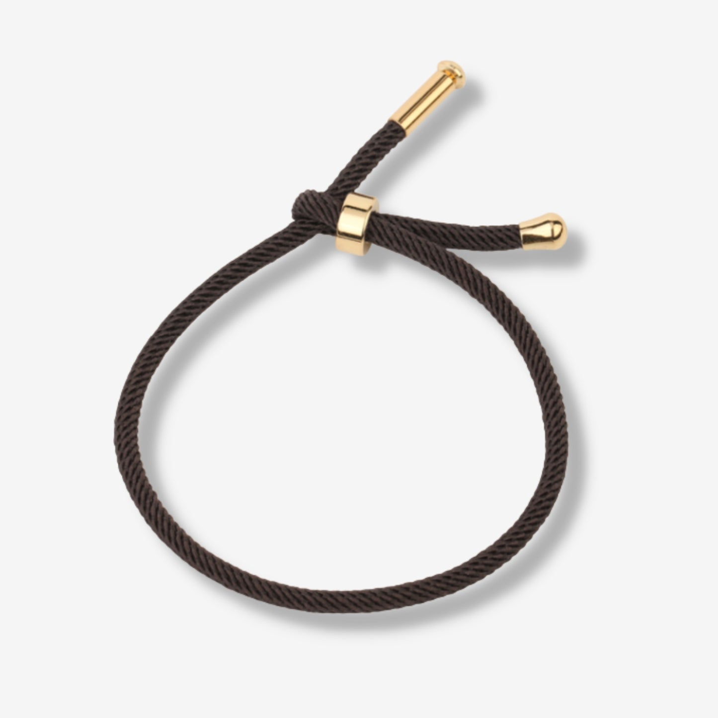 Adjustable Braided Charm Bracelet 19cm