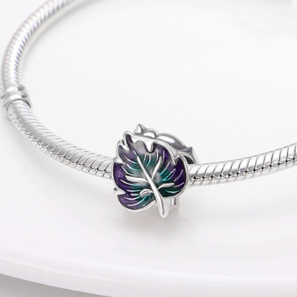 Colourful Leaf Charm