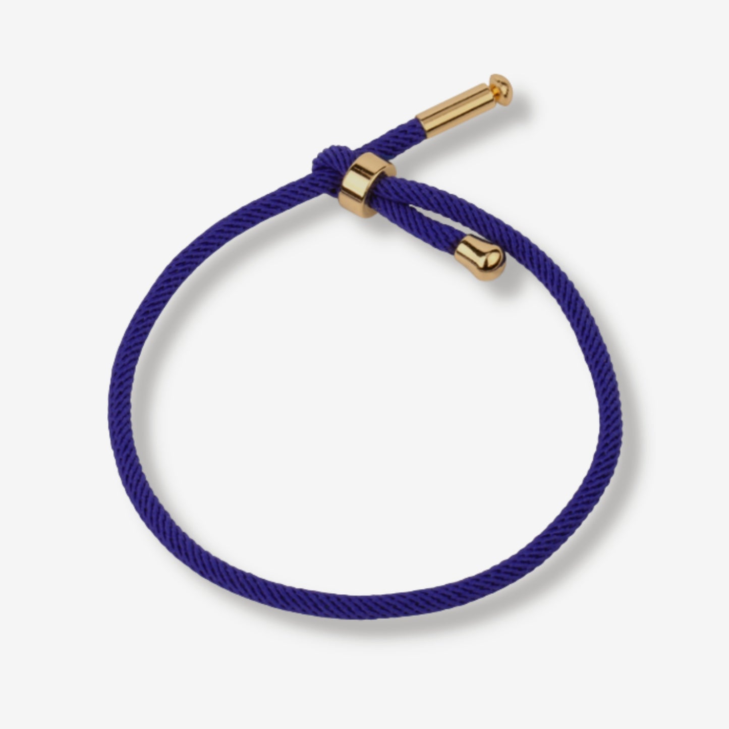 Adjustable Braided Charm Bracelet 19cm