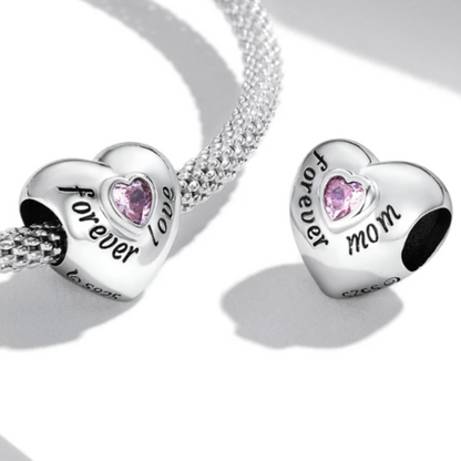 Forever Mom Heart Charm