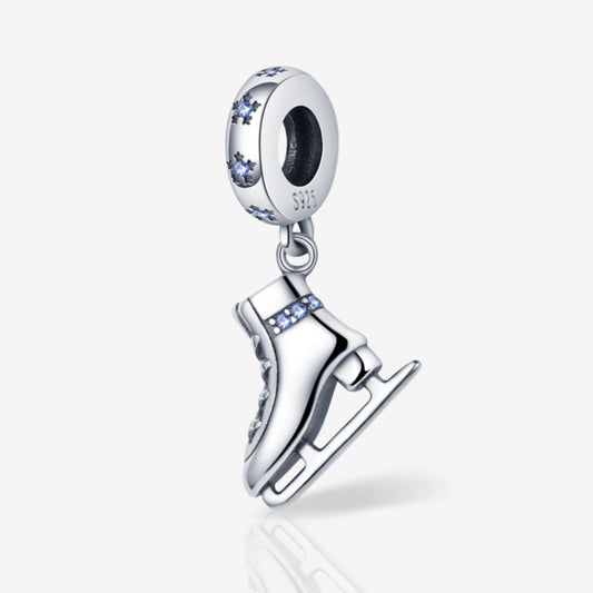 Ice skating Dangle Charm