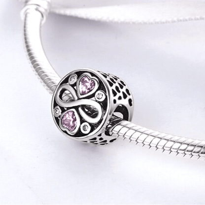 Love Infinity Rounded Charm.