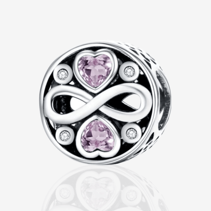 Love Infinity Rounded Charm.