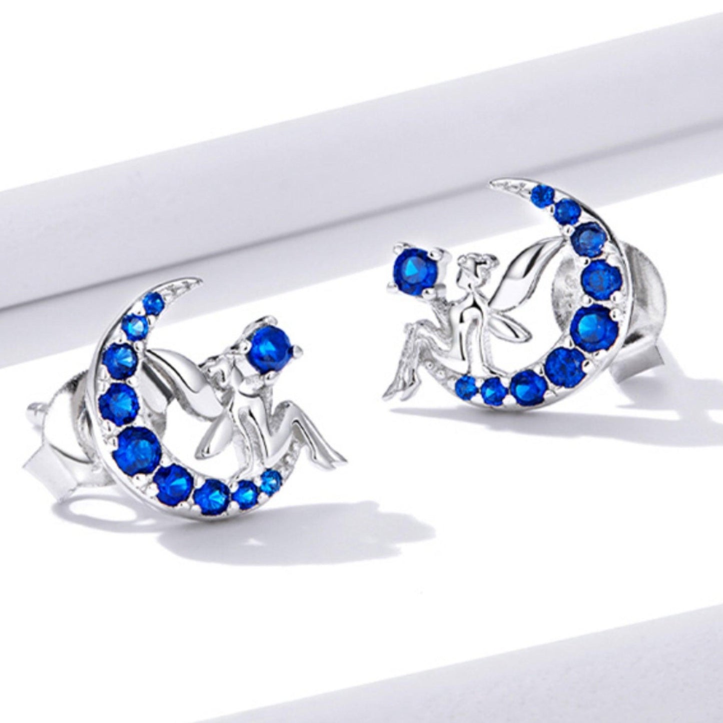 Magic Fairy Sterling Silver Stud Earrings