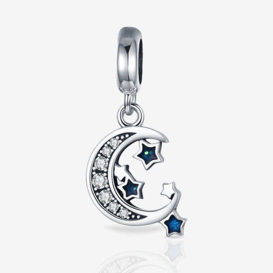 Moon and Stars Dangle Charm