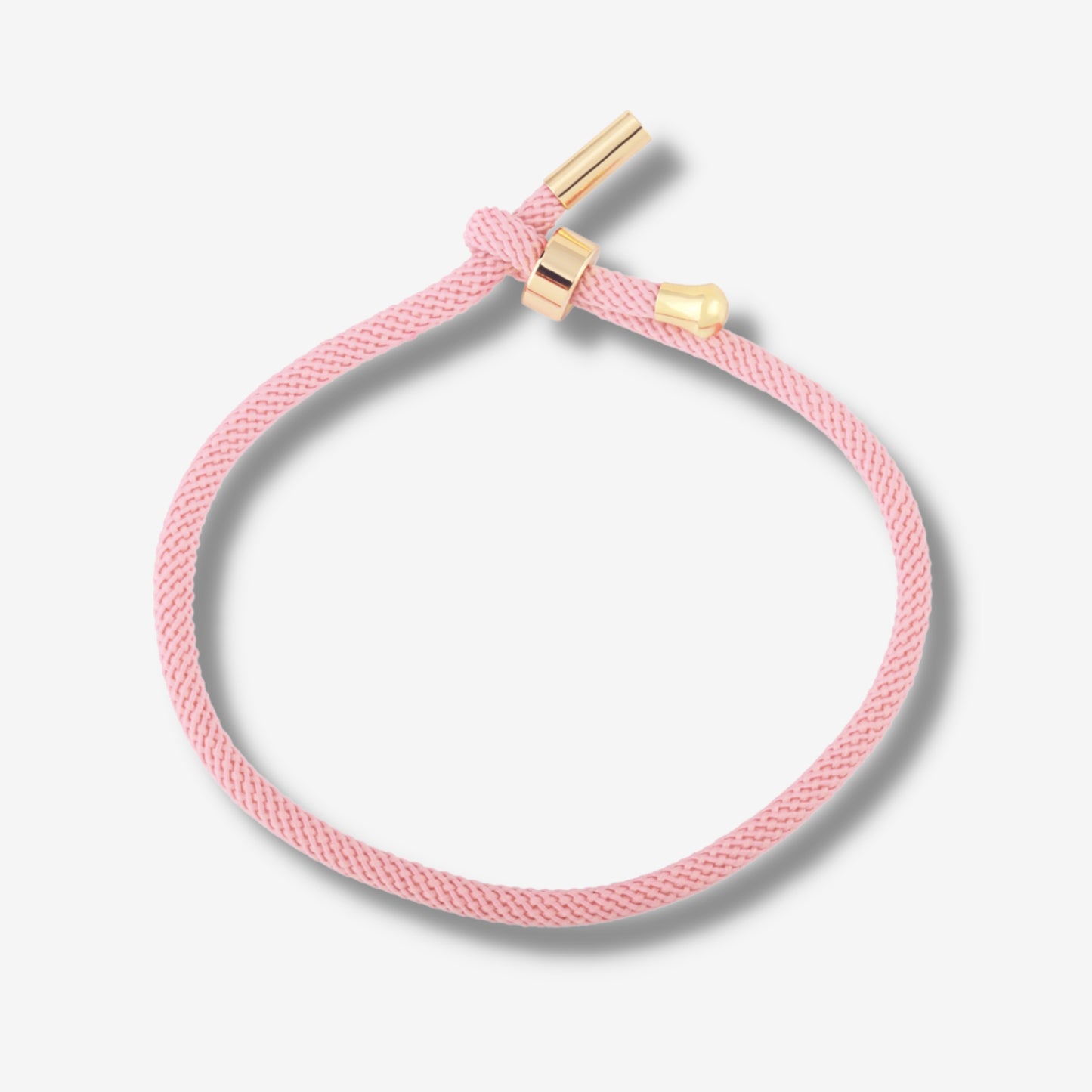 Adjustable Braided Charm Bracelet 19cm