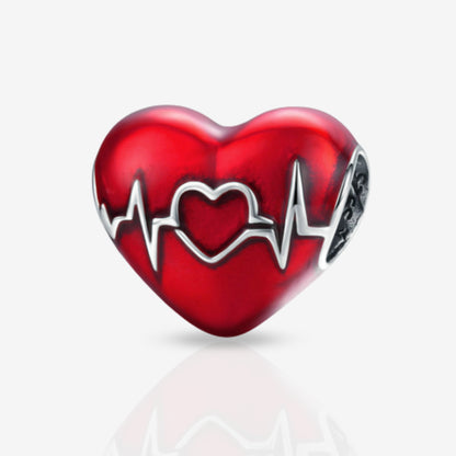 Red Heartbeat Love Charm