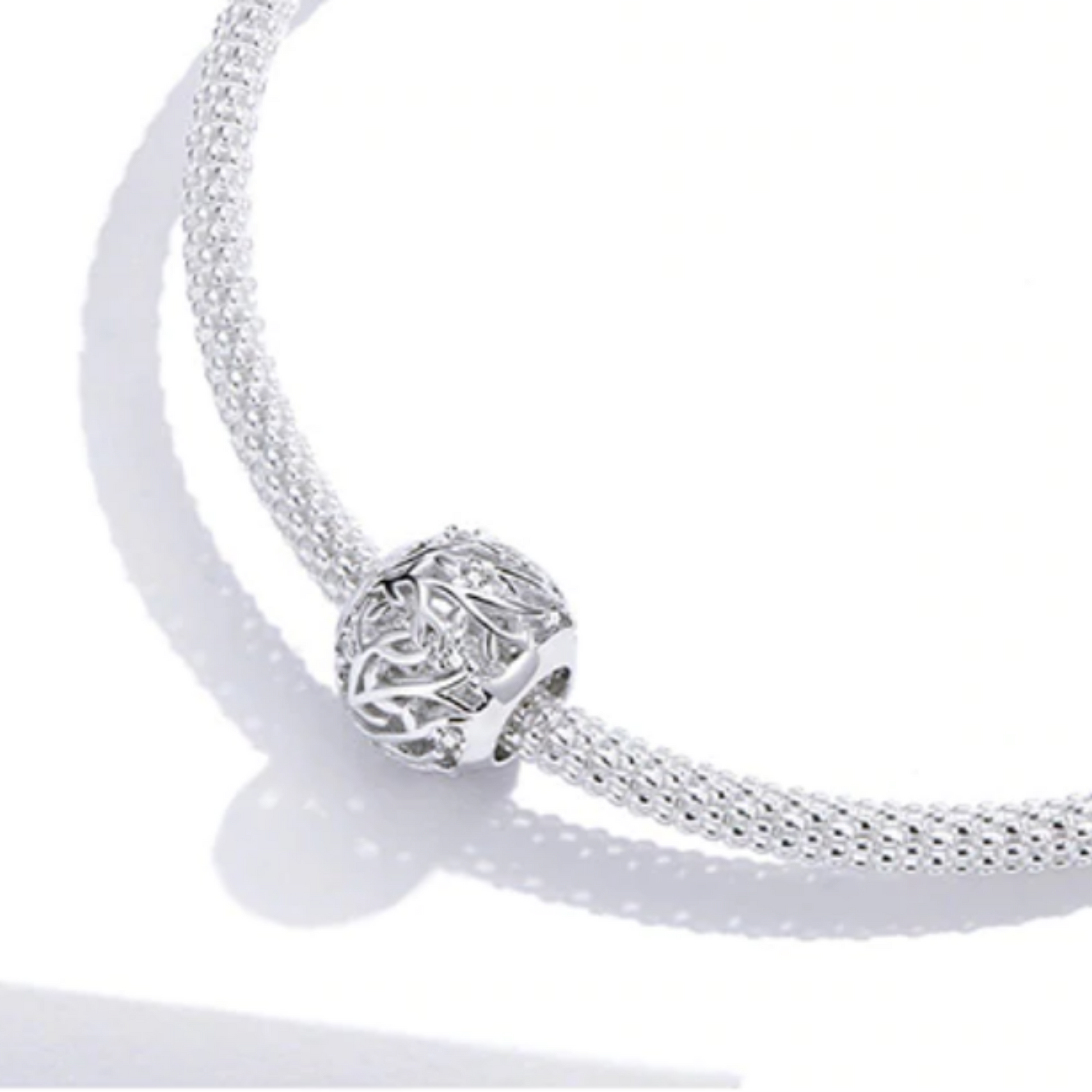 Retro Tree Leaves Charm.