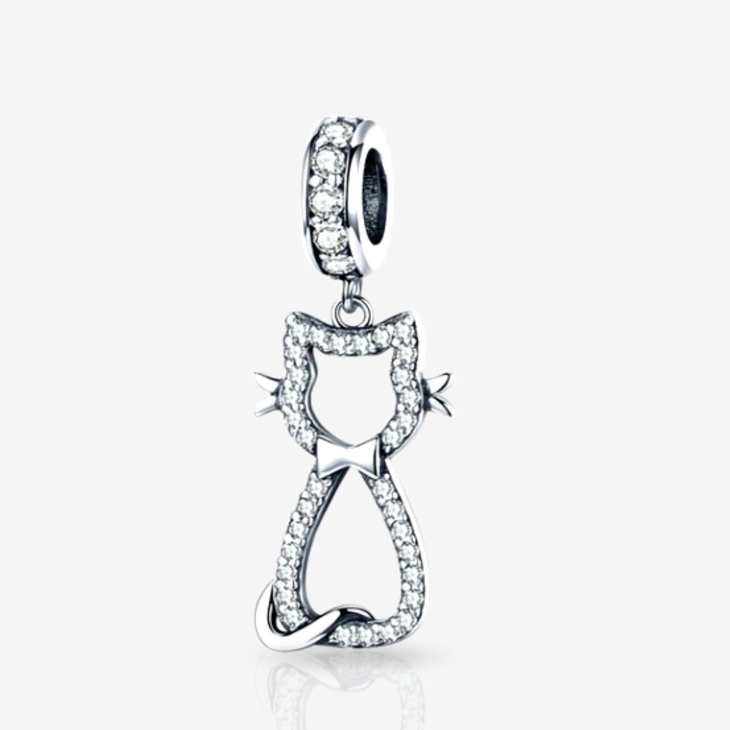 Sparkling Kitty Dangle Charm