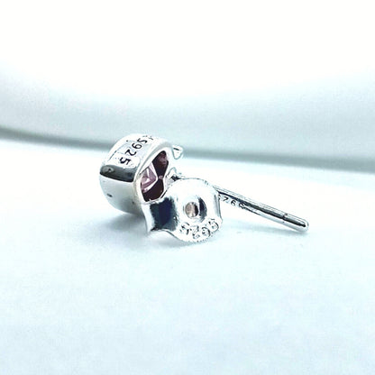 Crown Love Heart Stud Earrings